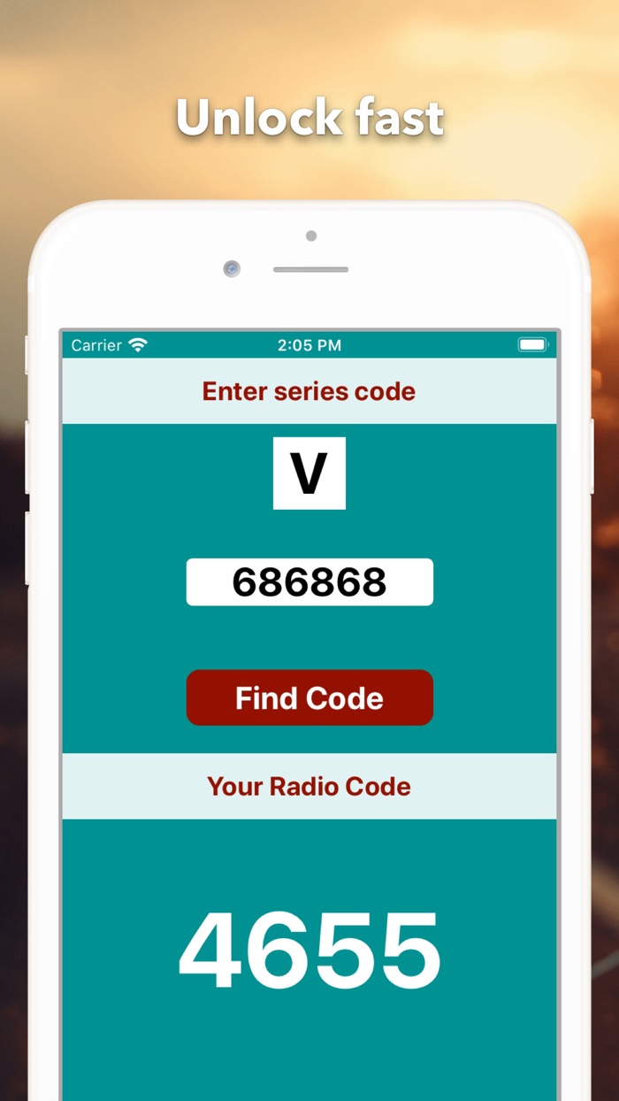 V Radio Code