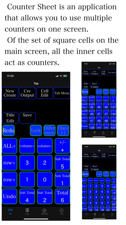Counter Sheet