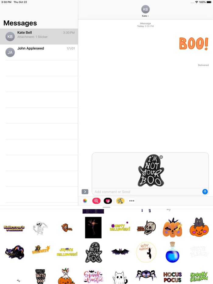 Halloween Stickers GIF Spooky