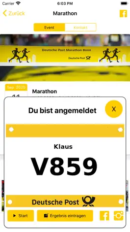 Game screenshot Deutsche Post Marathon Bonn apk