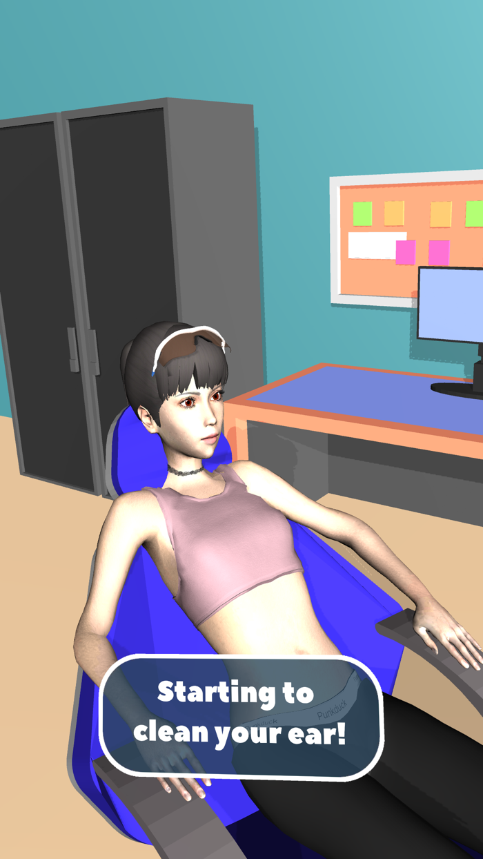 Endoscope cleaning ear