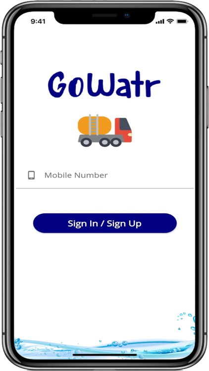 GoWatr - Water Tanker Booking