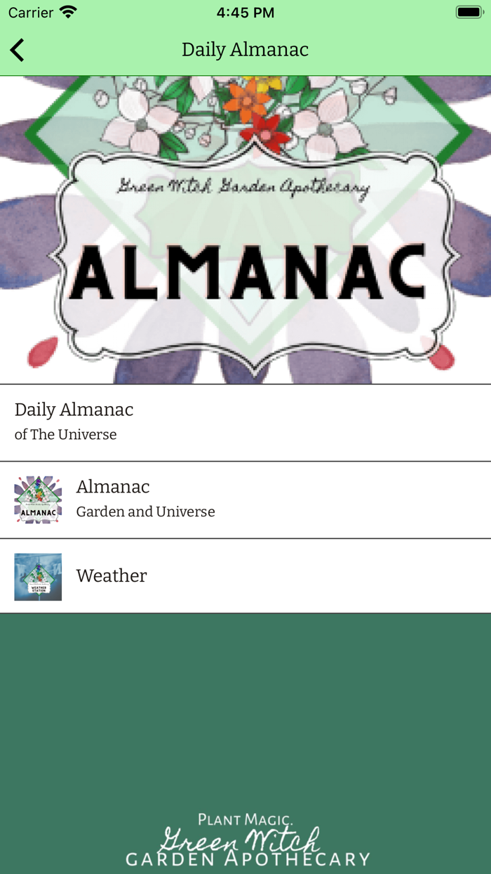 Green Witch Meditation Garden