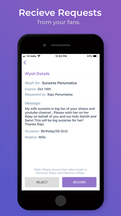 How to cancel & delete WYSH Celeb – Wysh your fans from iphone & ipad 2