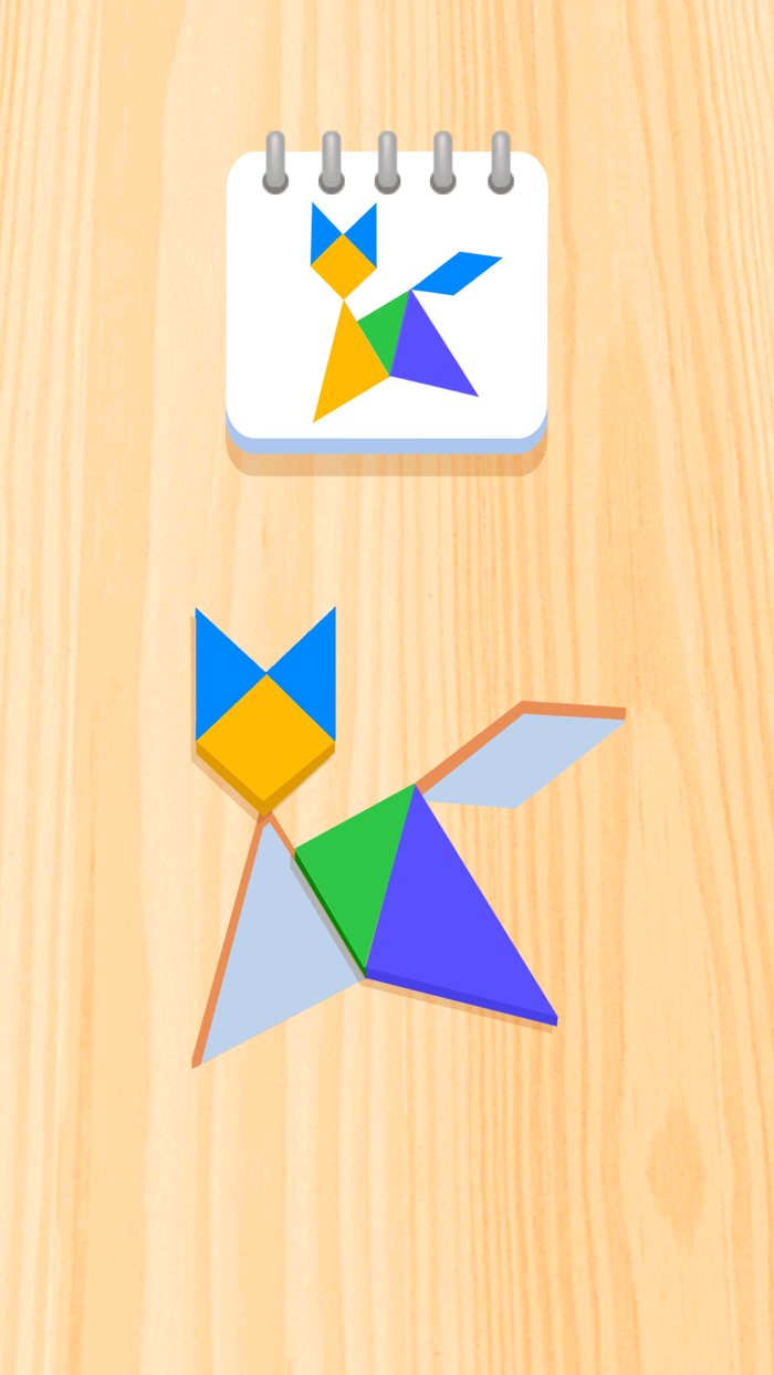 Tangram 3D Hit Match Triangle