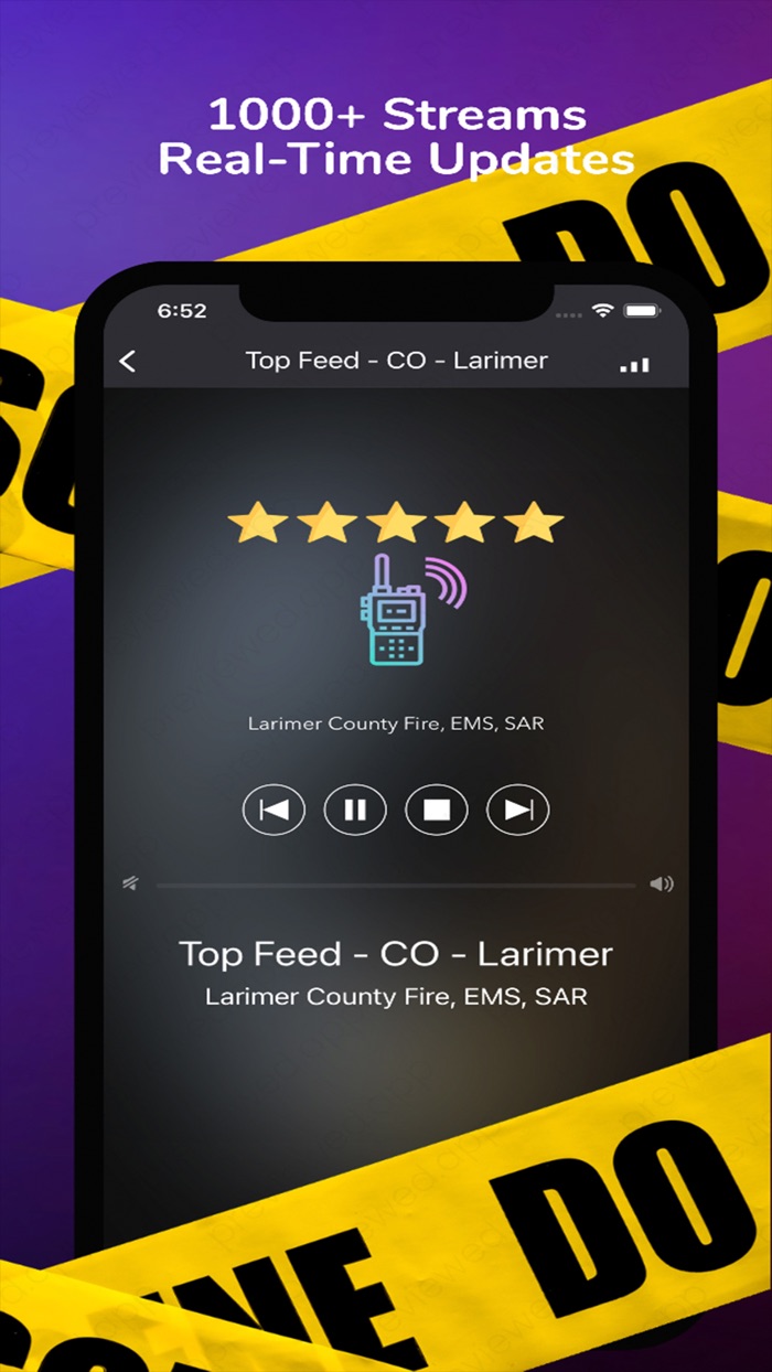 Police Scanner 5-0 Radio