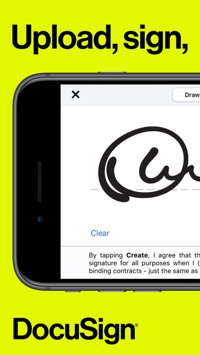 How to cancel & delete DocuSign - Upload & Sign Docs from iphone & ipad 1