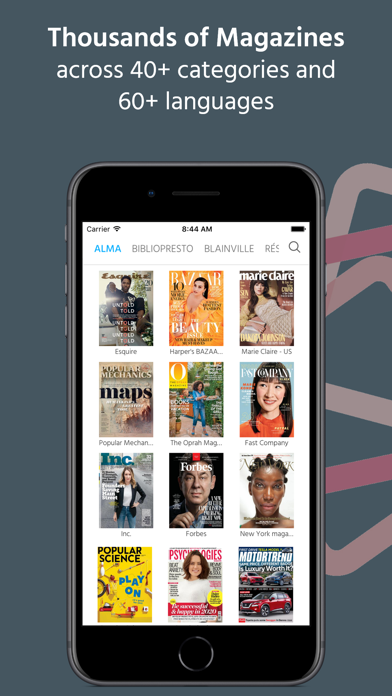 How to cancel & delete BibliMags from iphone & ipad 1