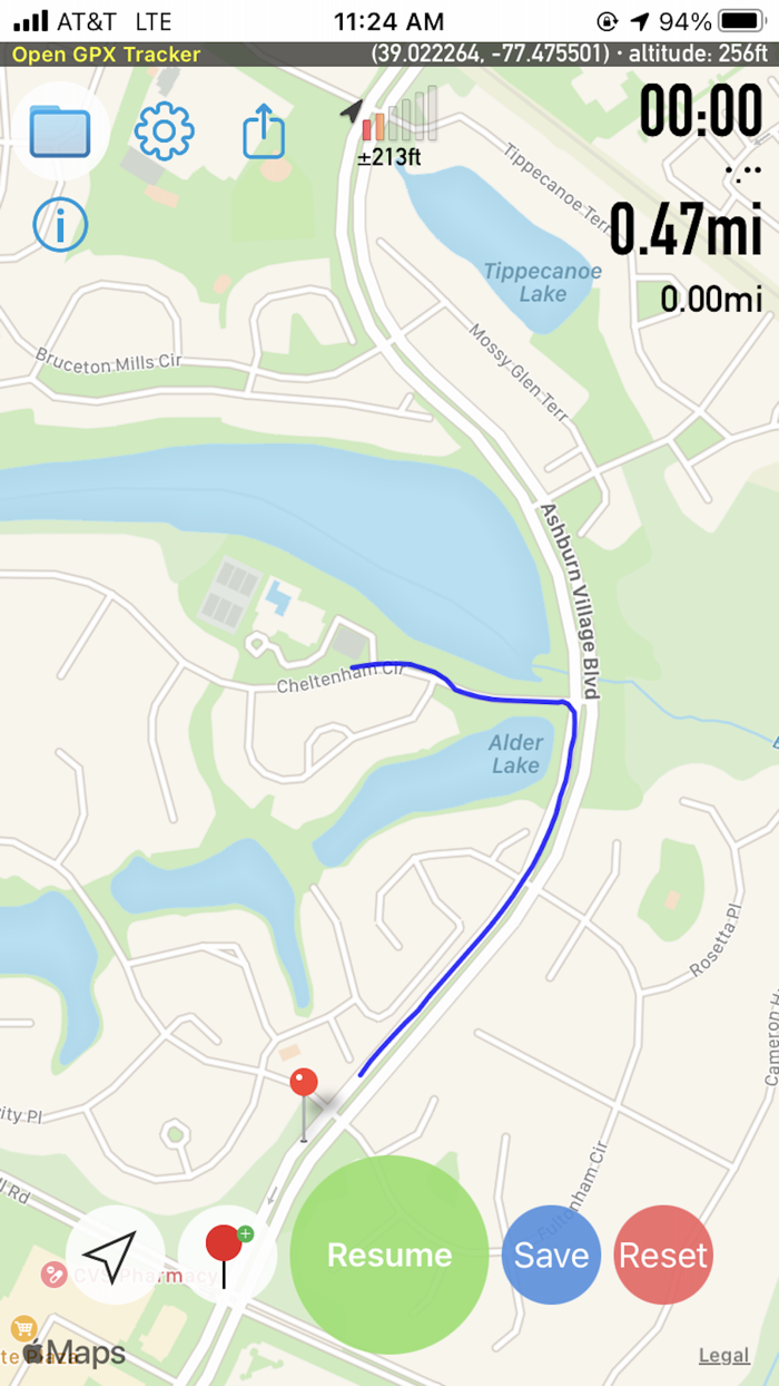 Cell Phone Tracker - GPX