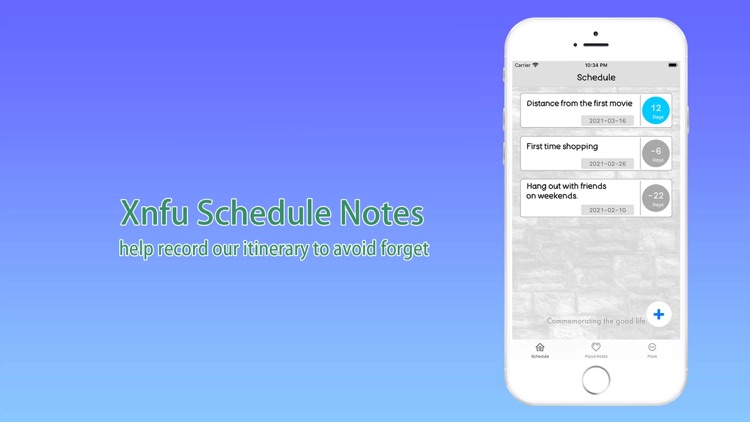 Xnfu Schedule Notes