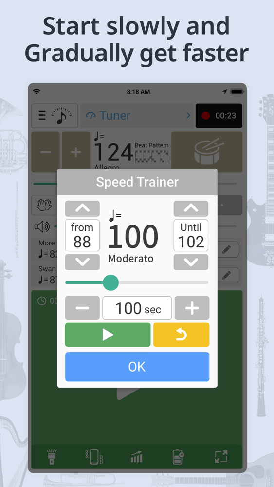 Tuner & Metronome Soundcorset App for iPhone Free Download Tuner