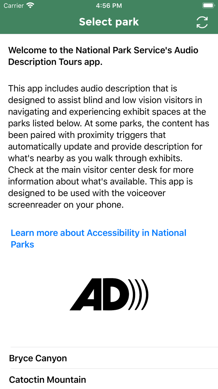 NPS Audio Description Tours