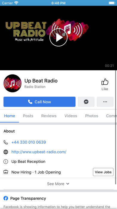 Up Beat Radio screenshot 3