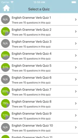 Game screenshot English Grammar Verbs Quiz apk