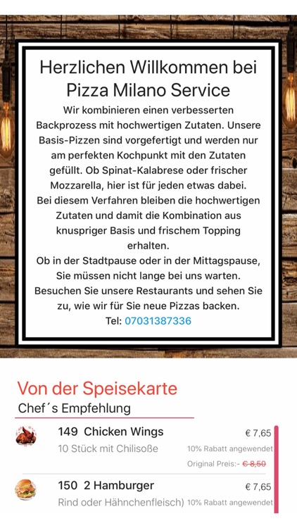 Pizza Milano Service