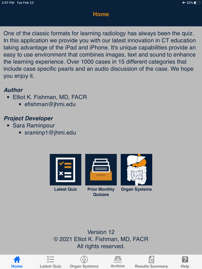 CTisus iQuiz The HD Edition