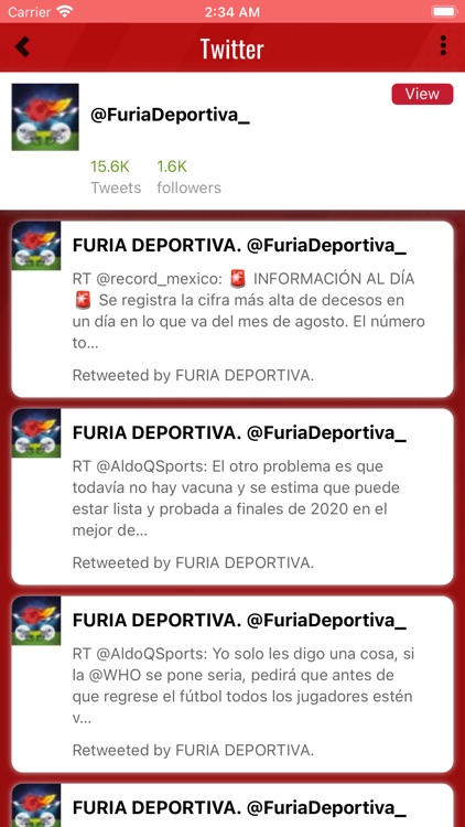 Furia Deportiva App