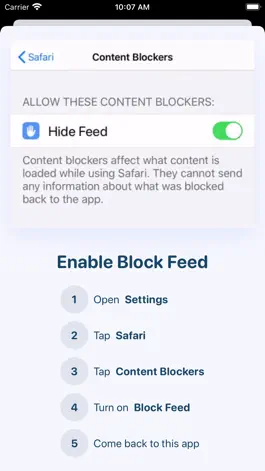 Game screenshot Block Feed: Save Time & Detox apk