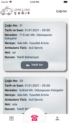 Game screenshot Ambulans Çağır apk