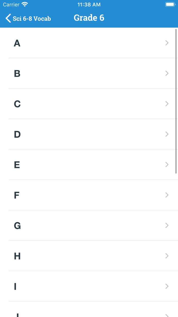 Elevate Science 6-8 Vocab