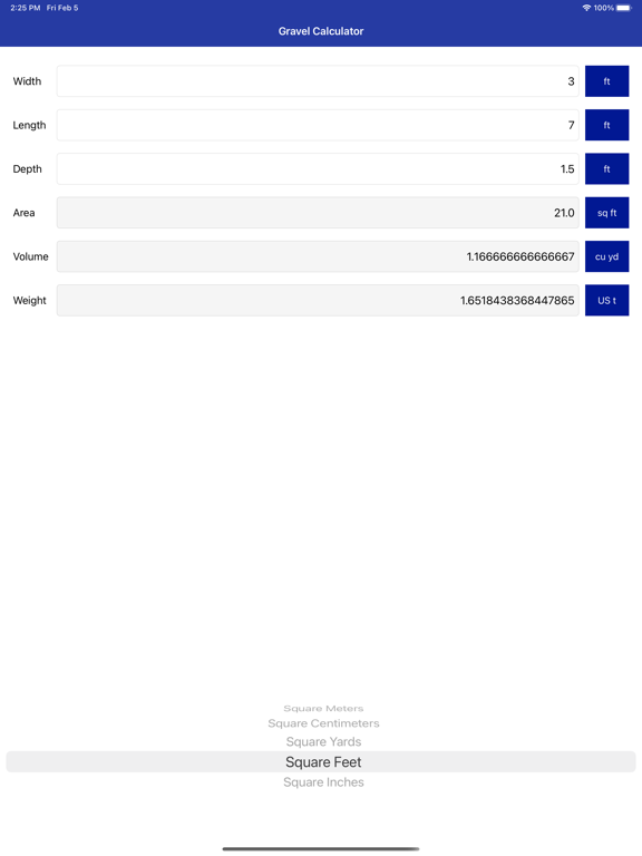 Gravel Calculator screenshot 3