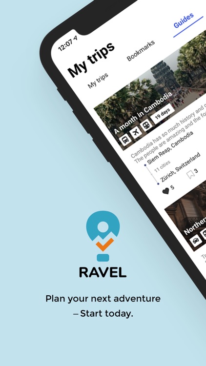 Ravel Trips: Find travel plans