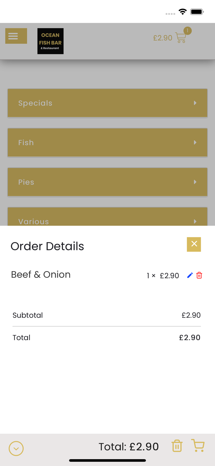 Ocean Fish Bar Cleethorpes