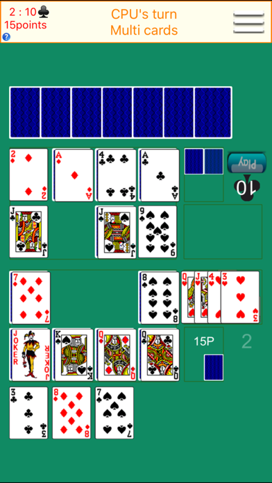 Capture 40 Points Card Game screenshot 4