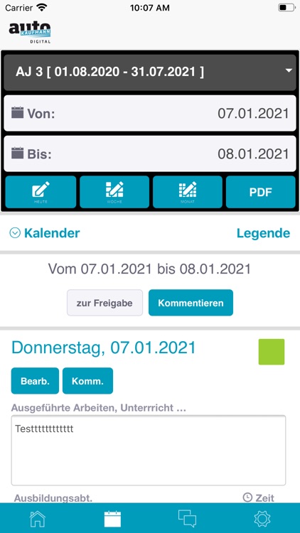 autoKAUFMANN Berichtsheft-App screenshot-5