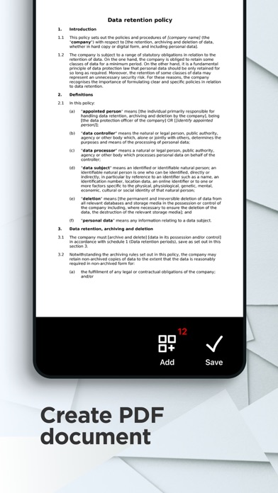 urScanner - скан в PDF screenshot 3
