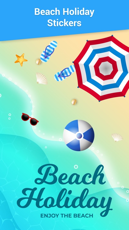Beach Holiday Stickers Pack