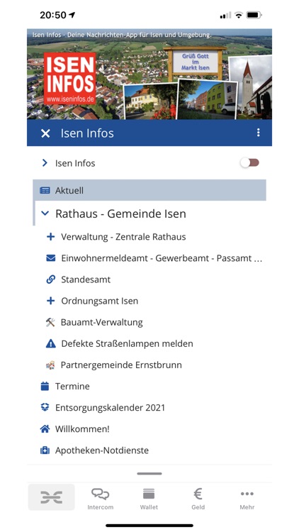 Isen Infos Nachrichten App