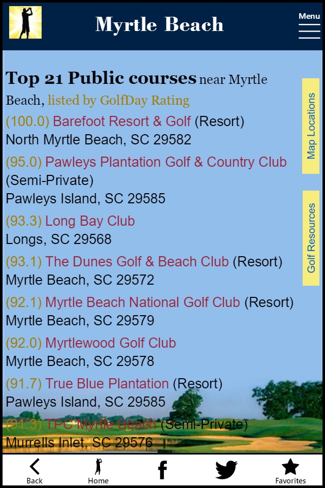 GolfDay Myrtle Beach screenshot 3