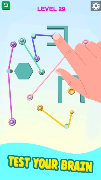 Color Rope Puzzle: Roll Around screenshot-4