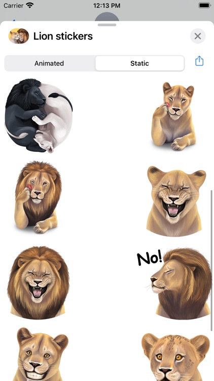 Lion stickers!