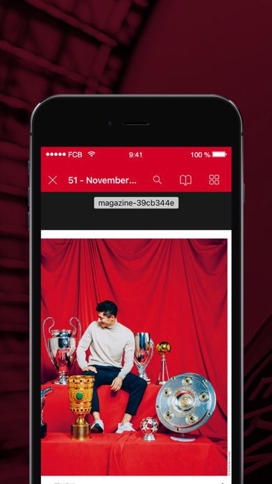 FC Bayern eMagazine App screenshot 4