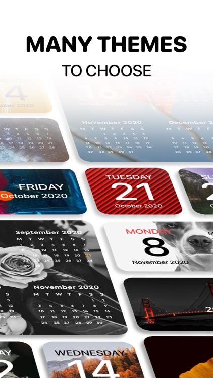 Calendar Widget for iPhone