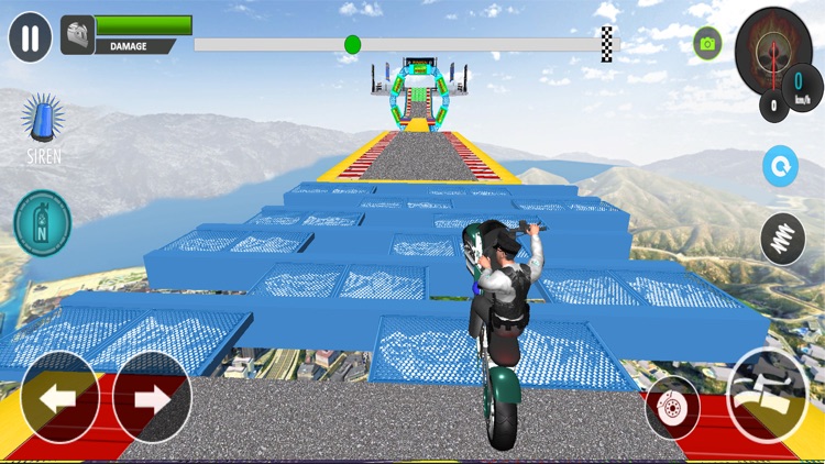 Police Bike Rider Stunt Game screenshot-3