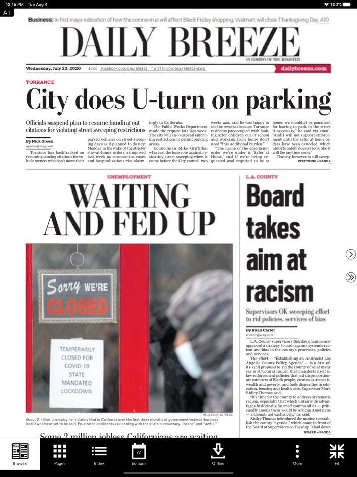 Torrance Daily Breeze