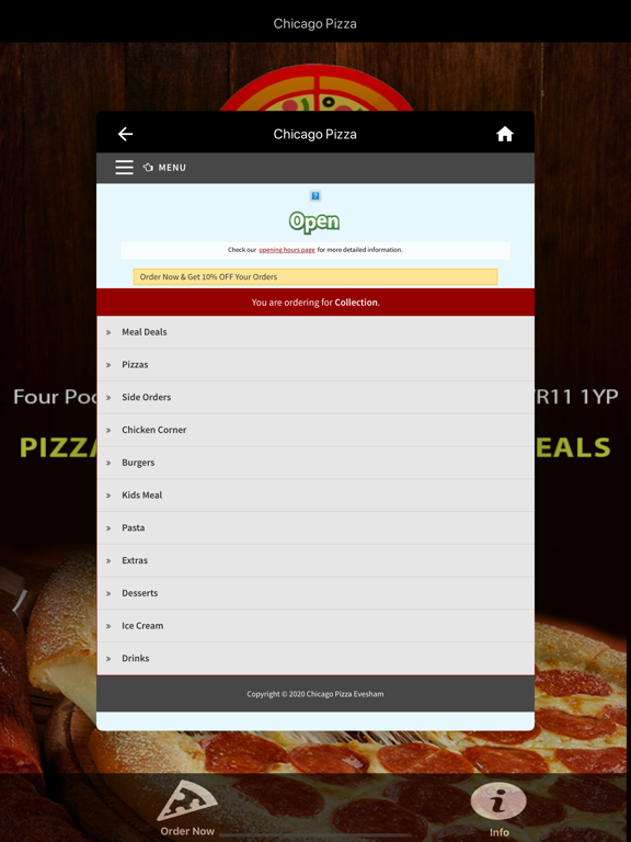 Chicago Pizza, Evesham screenshot 4