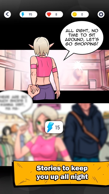 Flirtbook: comics & match 3