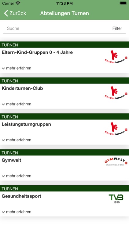 Turnverein 1890 Bammental e.V. screenshot-3