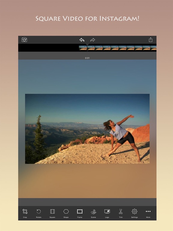 Square Video Editor 2 iPad app afbeelding 1