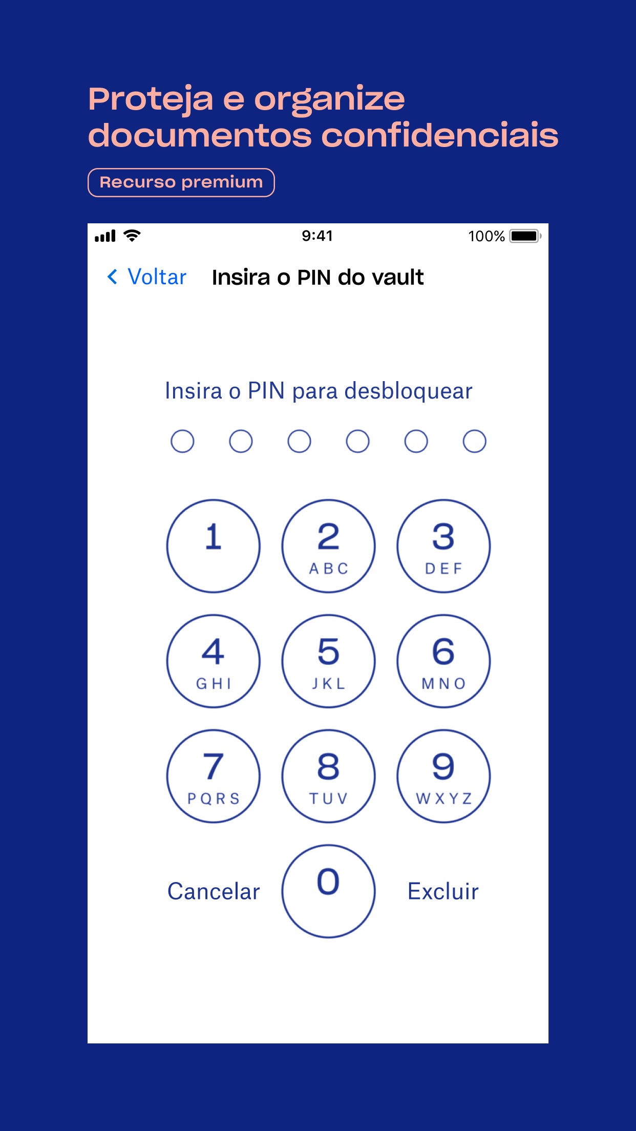 Screenshot do app Dropbox - Salve, compartilhe