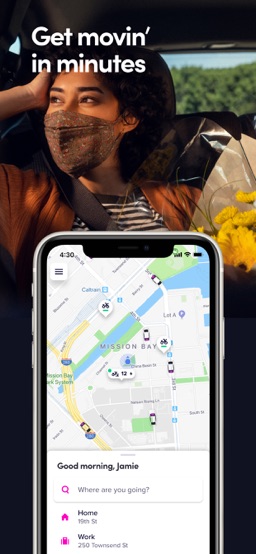 Lyft app screenshot
