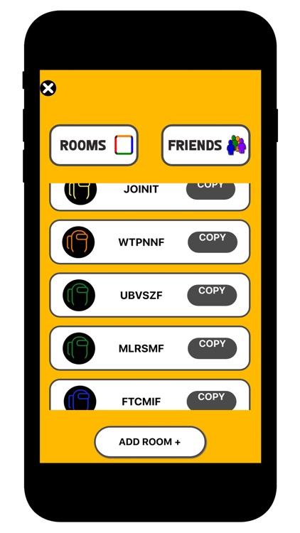 Among Room & Friends Finder