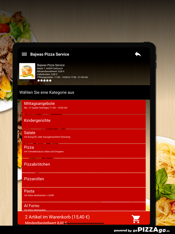 Bajwas Pizza Service Delitzsch screenshot 8