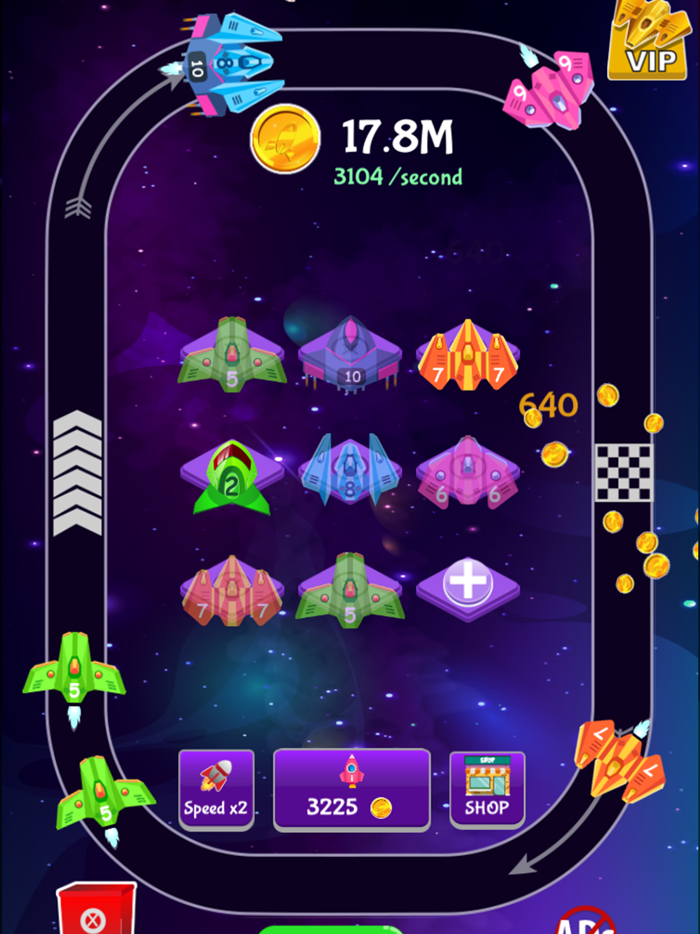Merge Spaceship - Idle Game