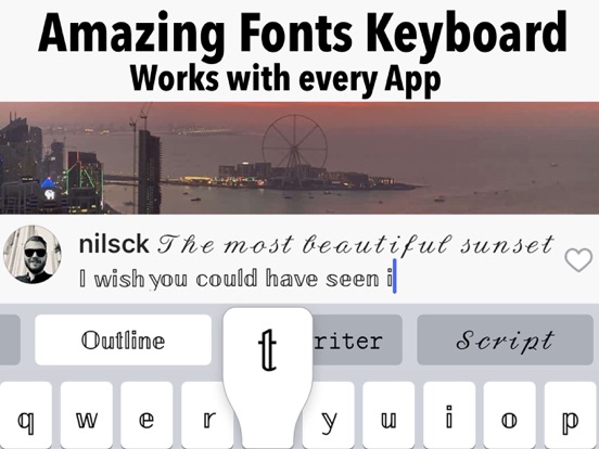 iPad Image of Fonts