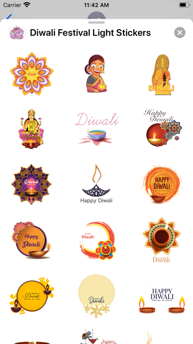 Diwali Festival Light Stickers screenshot 2